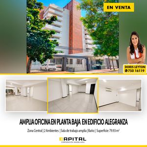 Vendo Amplia Oficina En Planta Baja – Excelente Inversion