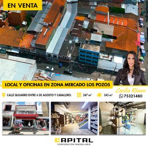 Inmueble Altamente Comercial En Venta En Zona Los Pozos