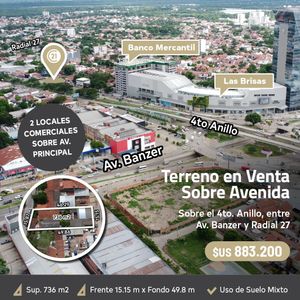 Terreno En Venta Sobre Avenida Zona Norte 