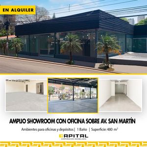 Sobre Avenida San Martin - Local En Alquiler