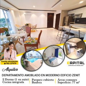 Alquilo  En Equipetrol Dpto 2 Dormitorios