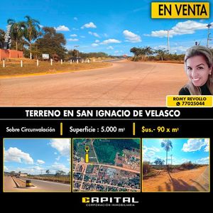 Terreno En Venta En San Ignacio De Velasco