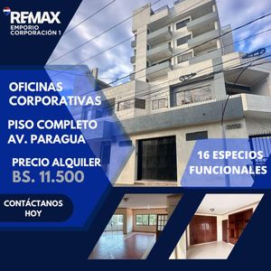 ???? Venta: Piso Corporativo 500m² - Av. Paragua (zona Estratégica)