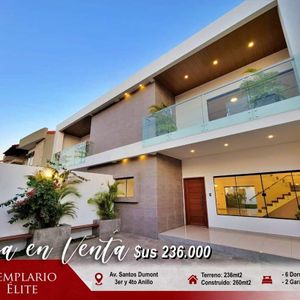 Casa En Venta De 6 Dormitorios En La Av. Santos Dumont 3er Y 4to Anillo