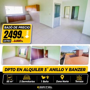 Departamento En Alquiler De 2 Dormitorios