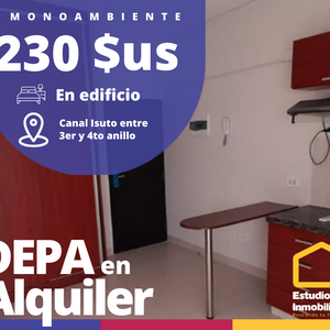 Monoambientes En Alquiler Con Balcón Y Equipados