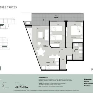 Venta Apartamento 2 Dormitorios Tres Cruces