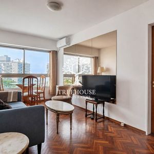Alquiler Apartamento Amueblado 1 Dormitorio En Punta Carrteas Con Garaje