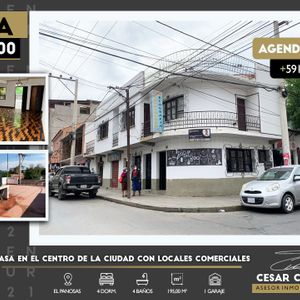 Atencion Inversionistas - Casa Amplia En Pleno Centro De La Ciudad De Tarija