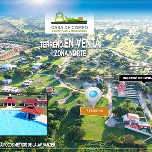 Terreno En Venta Km 9 Av Banzer, Condominio Casa De Campo Country Club