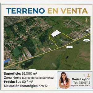 Terreno De 9.5 Has En La Zona Norte