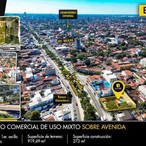 Terreno De Uso Mixto En Venta, Sobre Avenida Viedma