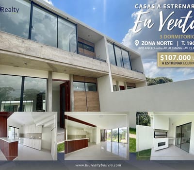 Casas De 3 Dormitorios A Estrenar