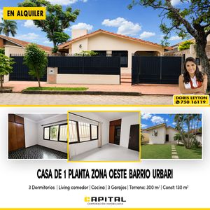 Barrio Urbari – Casa De Una Planta En Alquiler 