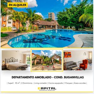 Departamento Amoblado En Alquiler En Buganvillas