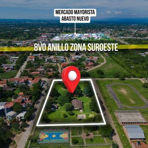 Terreno En Venta 8vo Anillo Entre Doble Via Y Moscu (cerca  Al Nuevo Abasto)