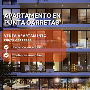 Venta Monoambiente Punta Carretas - A Estrenar! Terraza Al Norte
