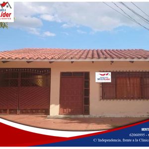 Bonita Casa En Venta Sobre Calle Beni, En Montero