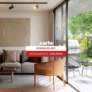 Enta De Apartamento Monoambiente Con 23,5m2 De Patio En Malvin