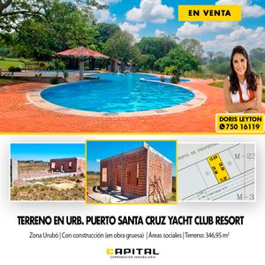 Terreno En Venta Puerto Santa Cruz Yacht Club Resort (urubo)
