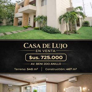Casa De Lujo En Venta Beni 2do Anillo