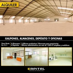 Galpones, Oficinas Y Depositos En Alquiler 