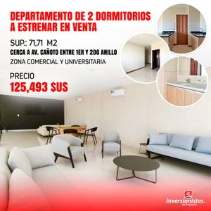 Amplio Departamento De 2 Dormitorios A Estrenar En Venta