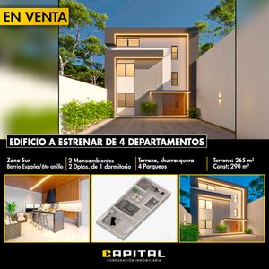 ???????? ????????????????a. Edificio A Estrenar De 4 Departamentos