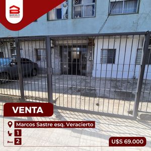 Apto. 2 Dorm En Marcos Sastre Esq. Veracierto Barrio Maroñas U$s69000