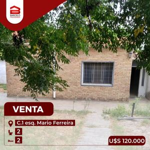 Casa 2 Dorm. En C.1 Esq. Av. Mario Ferreira Parque Del Plata U$s120000