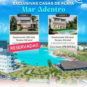 En Venta! Exclusiva Casa De Playa En Condominio Mar Adentro