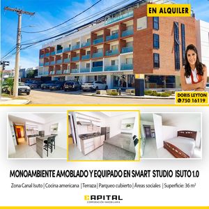 Smart Studio Isuto 1.0 - Alquilo Monoambiente Amoblad