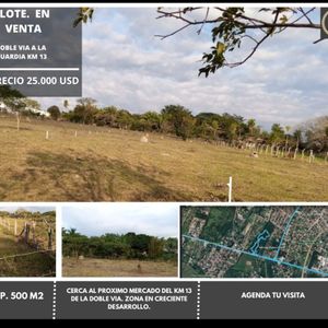 Lotes En Venta Km13 Doble Via A La Guardia 
