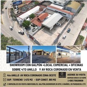 Showroom,galpon,local Comercial Y Oficinas En Venta