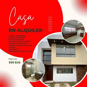 Casa Amplia De 2 Plantas En Alquiler