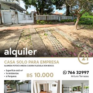 Casa En Alquiler Solo Para Empresas.
