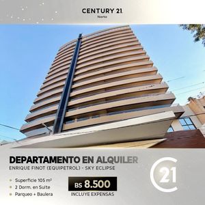 Departamento De 2 Dormitorios En Alquiler En Edificio Sky Moon
