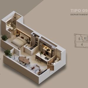 Pre Venta, Departamento 1 Dormitorio (2026)