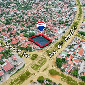  Terreno Comercial En Venta   4to Anillo Y Radial 10