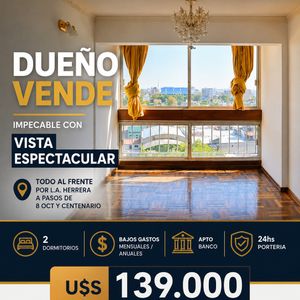 Dueño Impecable P10 Al Frente L.a.herrera Gran Vista.24hs Portería.