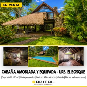Hermosa Cabaña Rústica En Venta En La Guardia