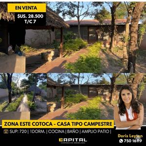Casa Campestre En Venta Zona Cotoca