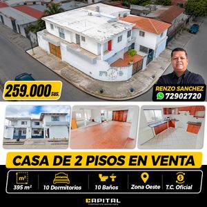 Casa En Venta De 2 Pisos Zona El Pari