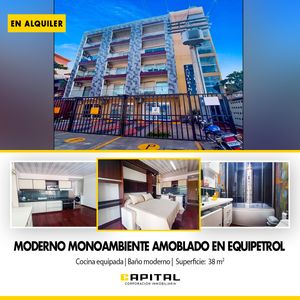Monoambiente Amoblado En Alquiler En Equipetrol