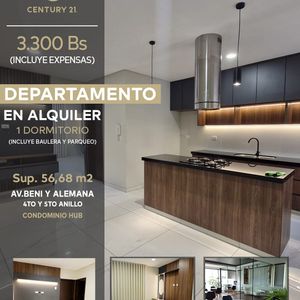 Departamento En Alquiler Av. Beni Y Alemana 4 To Anillo