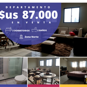 Departamento En Venta De 3 Dormitorios Con Parqueo Y Baulera Incluidos