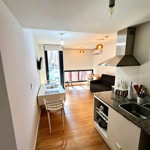 Apartamento En Alquiler, Monoambiente, 1 Baño. Equipado. Barrio Sur.