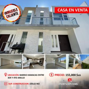 Hermosa Casa Moderna De 4 Dormitorios En Venta  