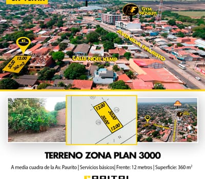 Vendo Terreno En El Plan 3000 A Tc Oficial