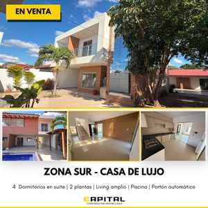 Casa En Venta De Dos Plantas En Zona Sur